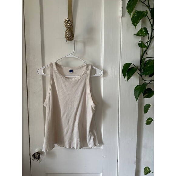 Old Navy Tops - Old Navy Women’s size Large white tank top shirt